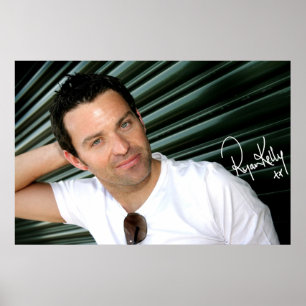 Póster Música de Ryan Kelly - poster - verde "firmado "