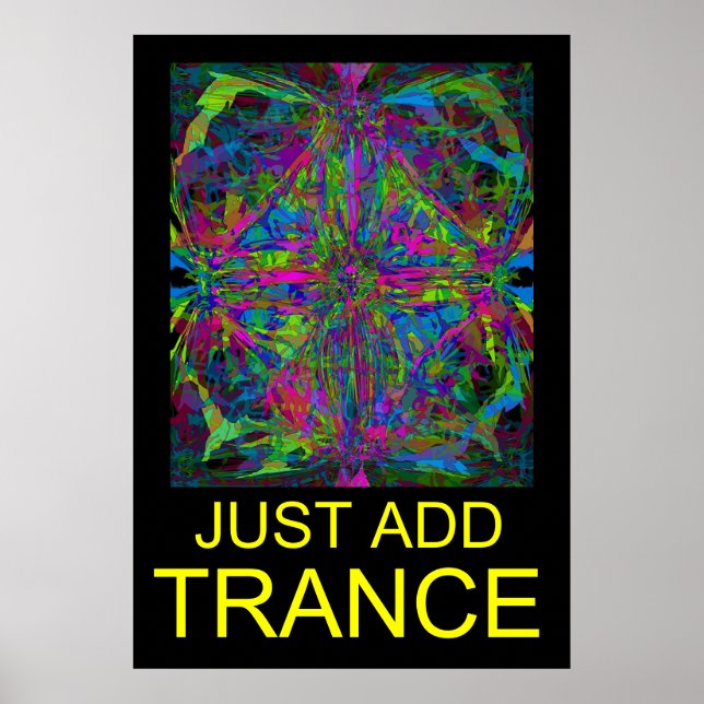 Póster Música de trance (Frente)