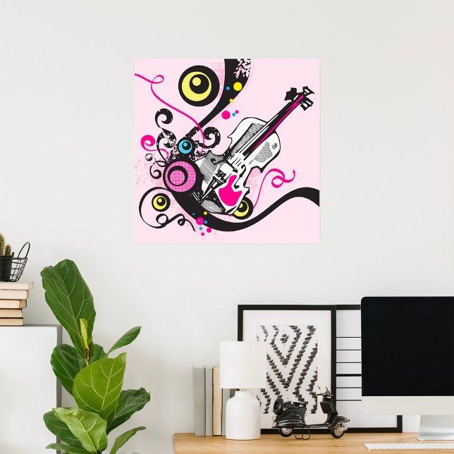 Póster Música de violín (Subido por el creador)