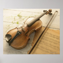 Música de violín y chapa