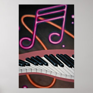 Póster Música deformada