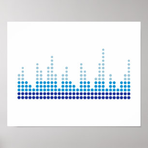 Póster Música del equalizador