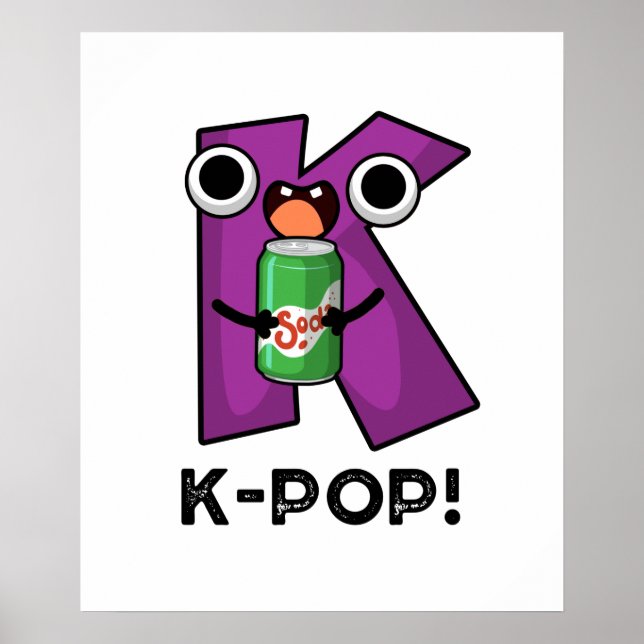 Póster Música divertida K-Pop Soda Pop Pun (Frente)