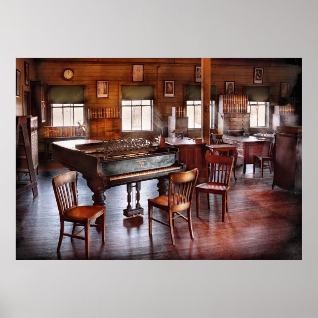 Póster Música - El piano de cola (Frente)