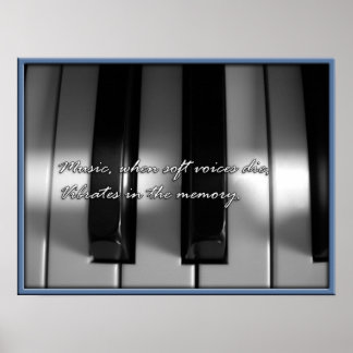 Póster música en la memoria
