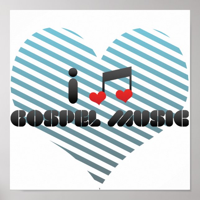 Póster Música gospel (Frente)