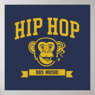 Póster Música Hip Hop 90s
