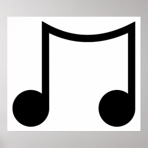 Póster Música negra