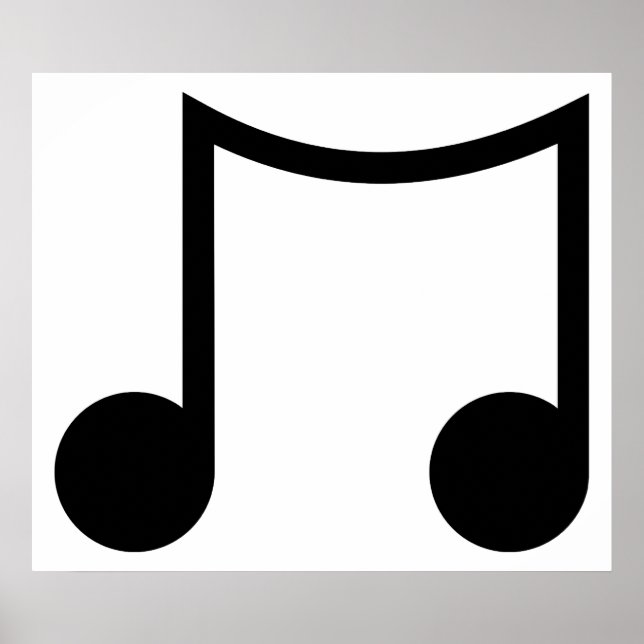 Póster Música negra (Frente)