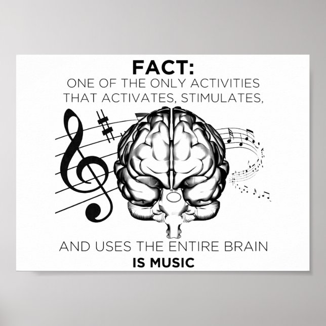 Póster Música para la mente (Frente)