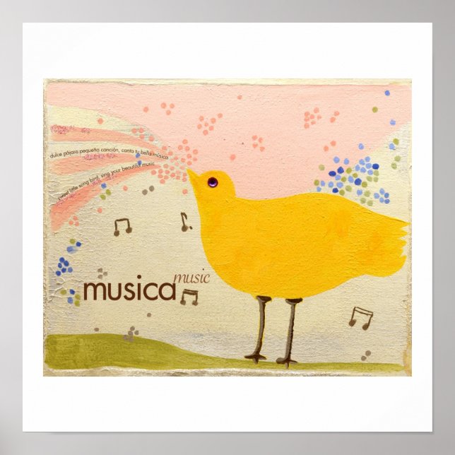 Póster Música: Poster bilingüe musical (Frente)
