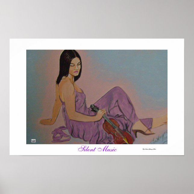 Póster Música silenciosa (Frente)