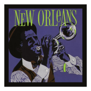 Poster musical de Nueva Orleans