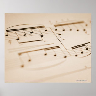 Póster Musical Notes 2