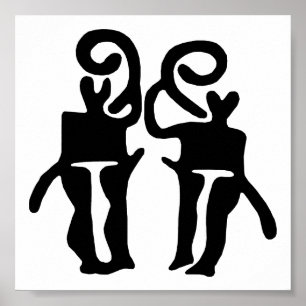 Póster Musicians-BW