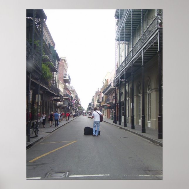 Póster Músico callejero (Frente)