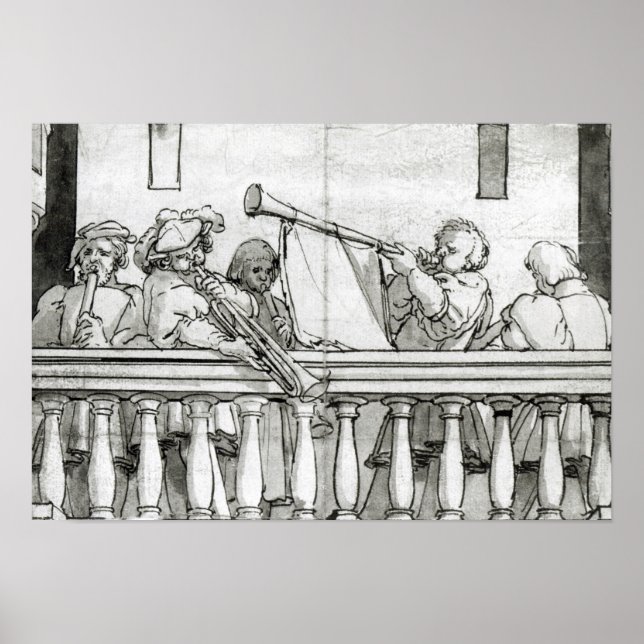 Póster Músicos de Enrique VIII (Frente)