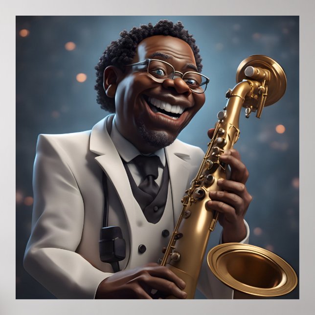 Póster músicos de jazz (Frente)