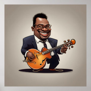 Póster músicos de jazz