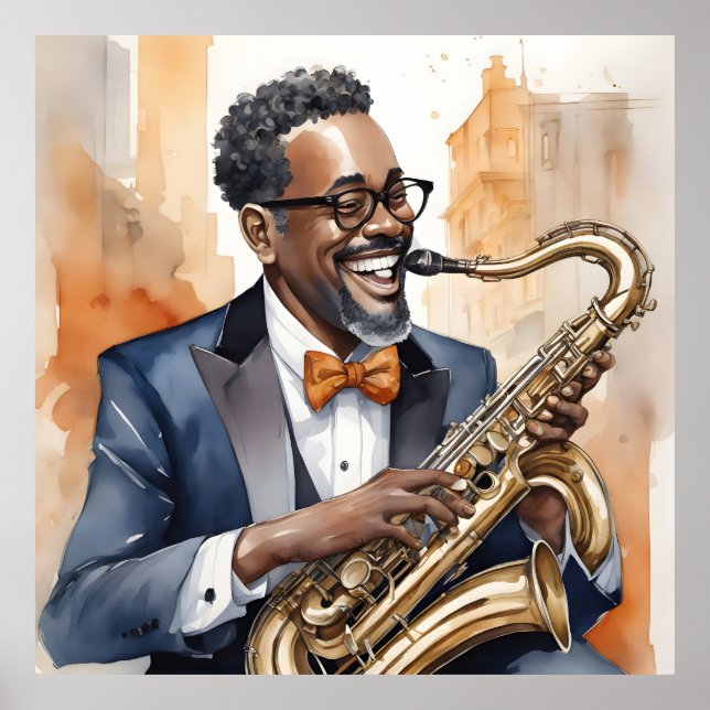 Póster músicos de jazz (Frente)