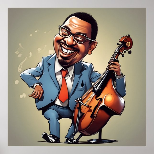 Póster músicos de jazz (Frente)