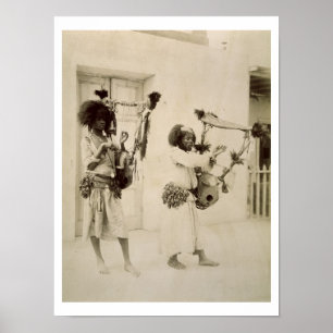 Póster Músicos de Nubian (foto de la sepia)