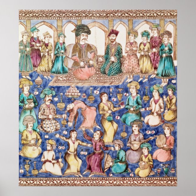 Póster Músicos y bailarines (Frente)