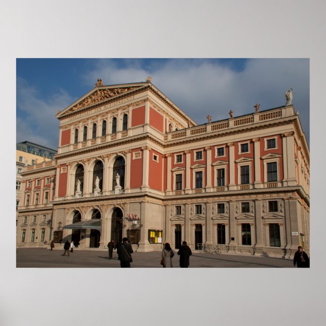 Póster Musikverein En Wien Österreich (Frente)