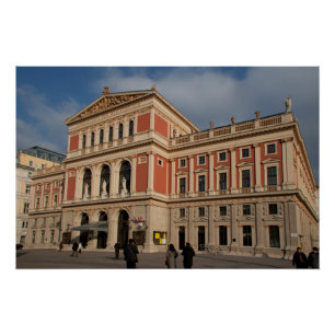 Póster Musikverein, Wien Österreich