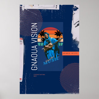 Póster Musique de Gnaoua connue à l'internationnal