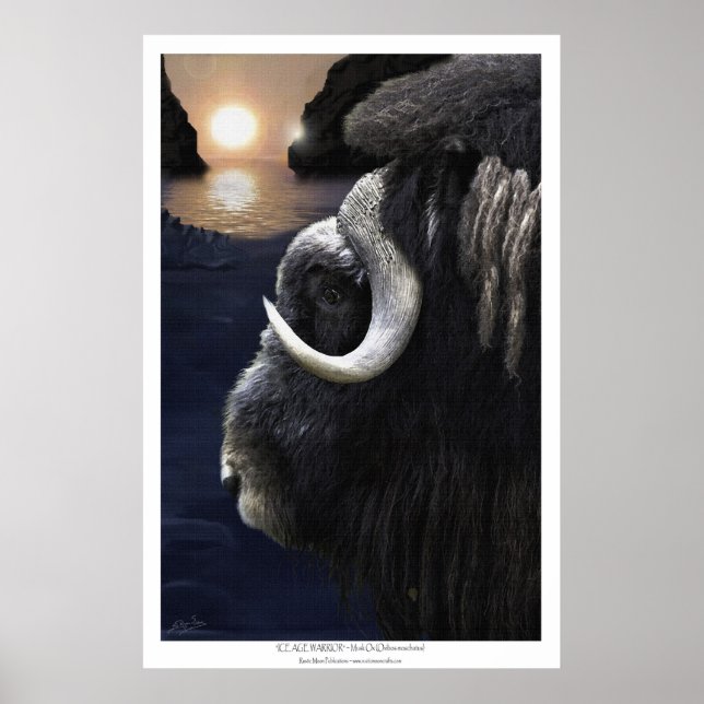 Póster MUSK OX & ARCTIC SUN Art Print (Frente)
