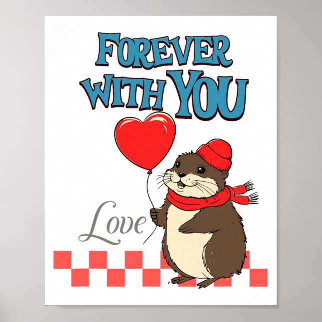Póster Muskrat Love Forever With You  (Frente)