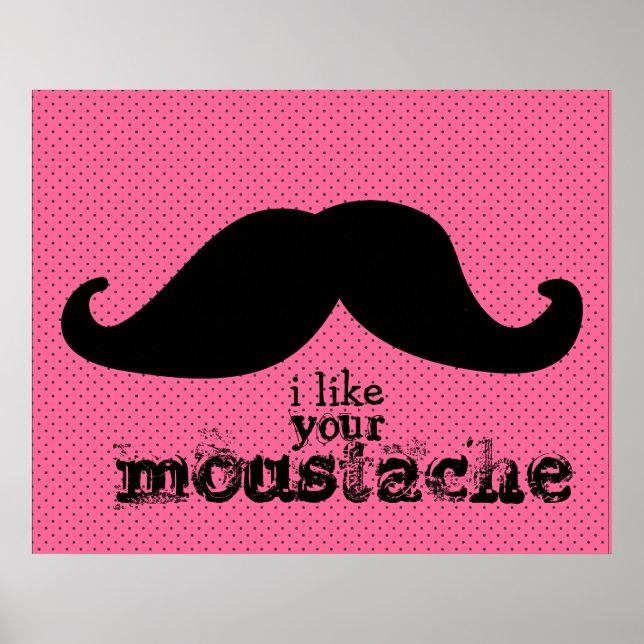 Póster Mustache - Black Sky Series (Frente)
