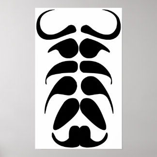 Póster Mustache Fiesta