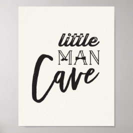 Póster Mustache Little Man Cave Boy Baby Nursery Art