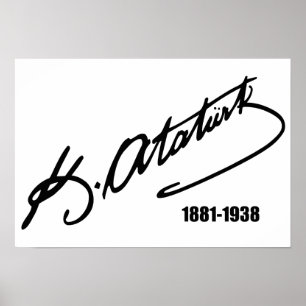 Póster Mustafa Kemal Ataturk