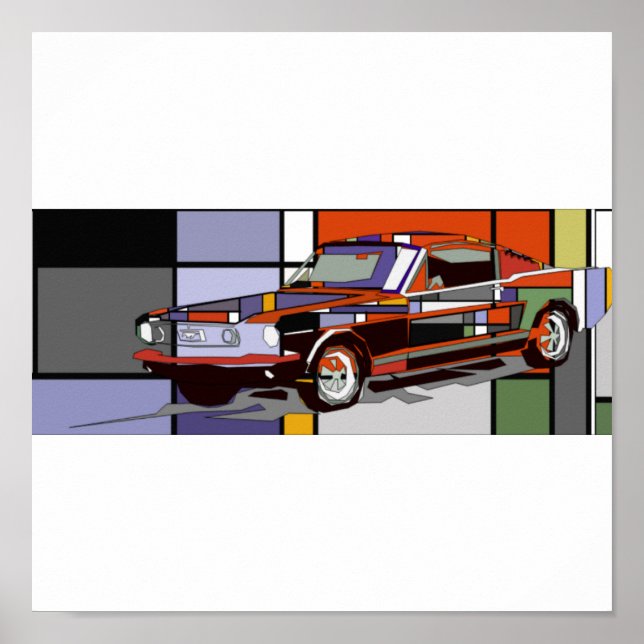 Póster mustang (Frente)