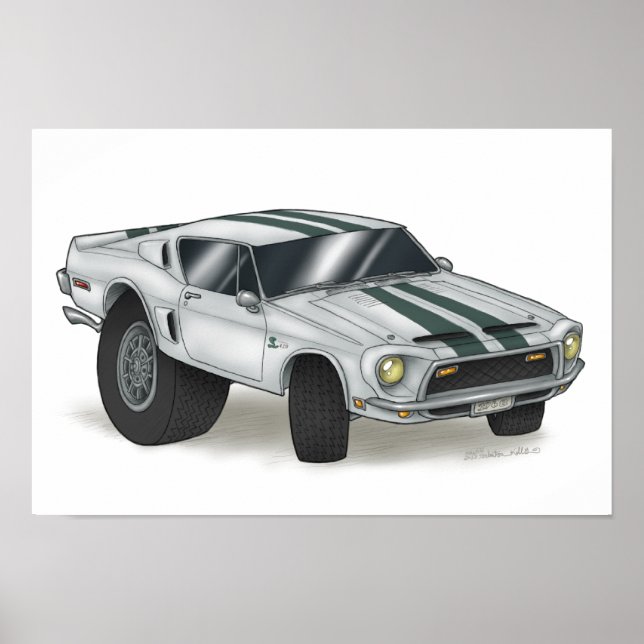 Póster Mustang Cobra (Frente)