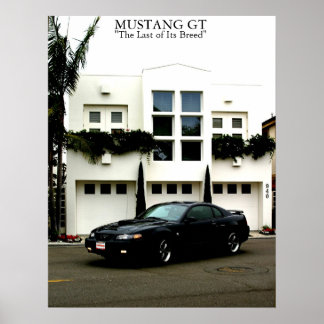 Póster Mustang GT