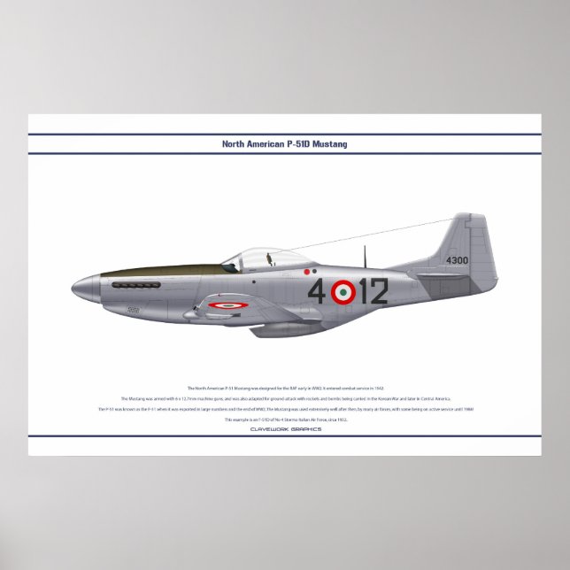 Póster Mustang Italy 1 (Frente)