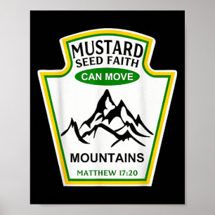 Póster Mustard Seed Faith Condiment Costume Fiesta Matchi