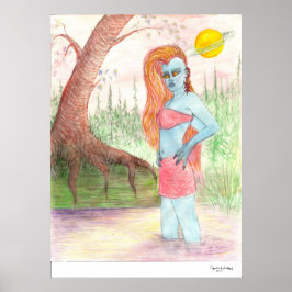 Póster Mutant Anna Anastasia Original, Art Signature