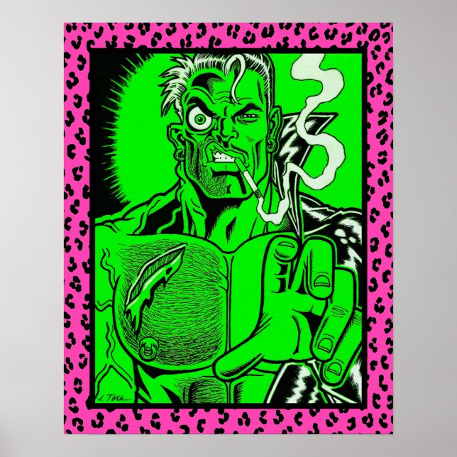 Póster Mutant Muscleman/Leopard Trim (Frente)
