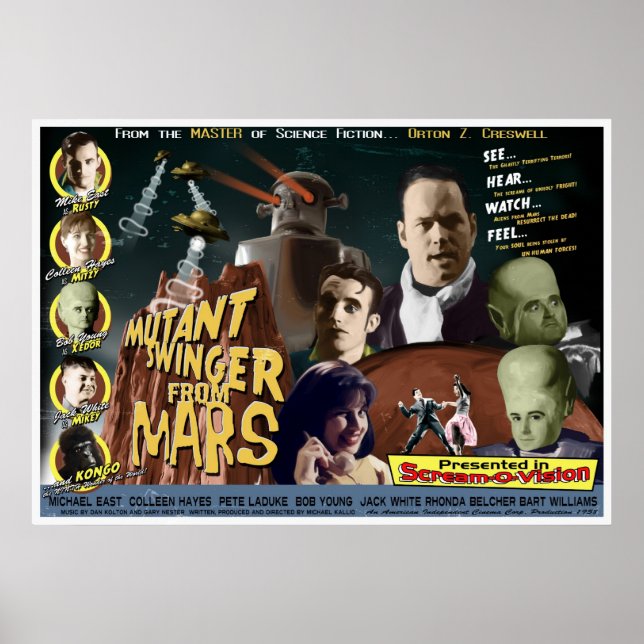 Póster Mutant Swinger from Mars One Sheet STYLE D (Frente)
