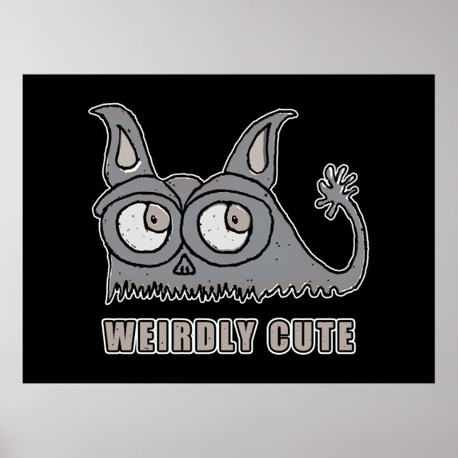 Póster Mutante de gato cósmico (Frente)