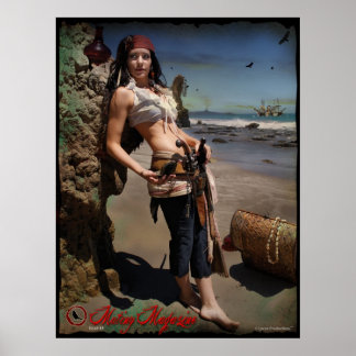 Póster Mutiny Magazine número 3 Back Cover Pinup (grande)