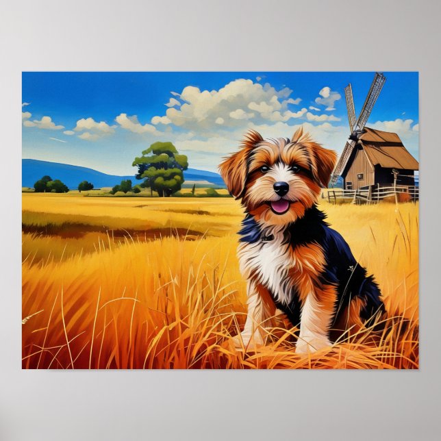 Póster Mutt en carrera (Frente)