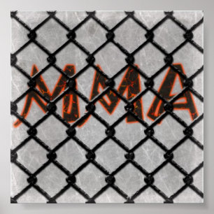 Póster Muttahida Majlis-E-Amal enjaulado