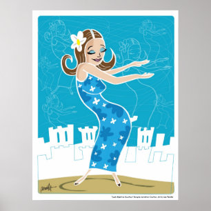 Póster MuuMuu de señora Aberlin