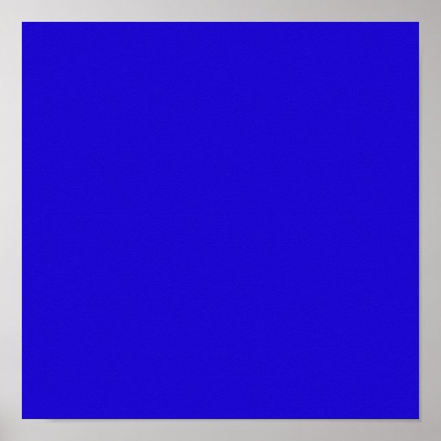 Póster Muy Azul (Frente)